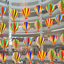 Flowers for hot air balloon centerpiece. Christmas Decorations Anniversary Kindergarten Classroom Decoration Hot Air Balloon Shop Hanging Mall Activities Opened
