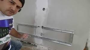 Faire Un Meuble Tv En Placo Etape 1 3 Youtube Meuble Tv Placo Placo Salle De Bain Meuble Tv