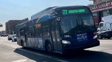 NYCT Bus: 2019 New Flyer XD40 #7596 on the Q77 at Hillside Avenue ...