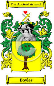 Boyles Name Meaning, Family History, Family Crest & Coats of Arms