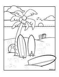 Free Surfboard Coloring Pages Summer Coloring Pages Beach Coloring Pages Coloring Pages