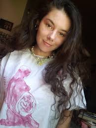 True crime shirt got wet and looks pregnant