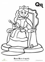 Color in this picture of an q and others with our library of online coloring pages. The Letter Q Worksheet Education Com