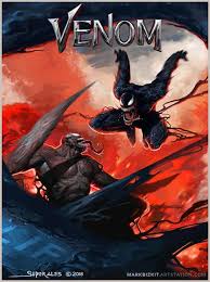 Ahead of its premiere friday in china, sony's venom has debuted two beautiful, and slightly terrifying, new posters. Venom Movie Poster Mark Louie Superales Venom Movie Venom Pictures Venom