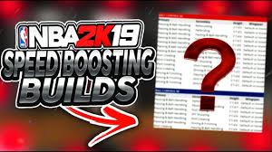 Nba 2k19 All Speed Boosting Builds Game Changing