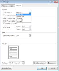 If you delete a section break you may delete any headers and footers you have in the previous section. Section Break Next Page Can T Delete Microsoft Community