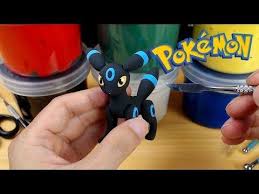 Clay Umbreon Sculpture By Squash Clay Dark Type Pokemon Pokemon Shiny Umbreon