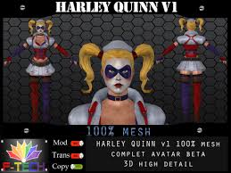 You are currently browsing sims 4 • harleyquinn • custom content. Second Life Marketplace Harley Quinn V1