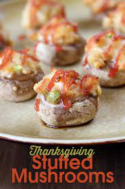 Stuffed mushrooms have been a cocktail party favorite for years; Thanksgiving Stuffed Mushrooms Southern Bite
