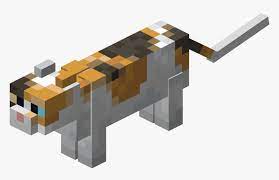 Minecraft Cat Minecraft 1 14 Calico Cat Hd Png Download Minecraft Cat Minecraft Crafts Minecraft Pictures