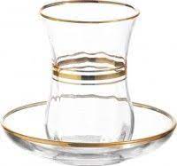 lav gold 6 li cay bardagi seti klasik 115ml 12 parca tea glasses gold rims turkish tea