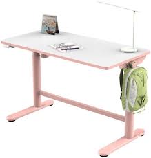 Robas lund höhenverstellbarer schreibtisch rosa, b/h/t: Flexispot Schreibtisch Sd1 Elektrisch Hohenverstellbarer Kinderschreibtisch Inkl Tischplatte 100 60cm Rosa Weiss Oder Blau Online Kaufen Otto