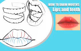 COMMENT DESSINER LA BOUCHE : Lèvres et dents par Vineedrawings - Astuces  pour dessiner | CLIP STUDIO TIPS