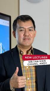 We are excited to welcome Mr. Andy Tan, a Senior Lecturer and Programme  Manager with 24+ years of experience in business development, marketing,  and education. , Having collaborated with global ...