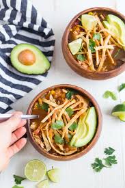 Healthy Slow Cooker Chicken Tortilla Soup What Molly Made