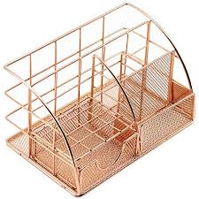 Check spelling or type a new query. Sorbus Rose Gold Desk Organizer For Women Cute Office Supplies Accessories All In One Desktop Caddy Includes Pen Pencil Holder Mail Organizer And Sliding Drawer For Home Or Office Copper Rose Gold Pricepulse
