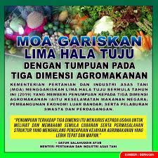 Kementerian pertanian dan industri asas tani (moa) mahu isu national feedlot corporation (nfc) dapat diselesaikan dengan segera kerana ia melibatkan. Jabatan Penerangan Malaysia On Twitter Moa Gariskan Lima Hala Tuju Dengan Tumpuan Pada Tiga Dimensi Agromakanan Jabatanpenerangan Sayangimalaysiaku