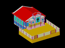 You can name and choose a color for each room in your church to differentiate the different parts. Church 3d Drawing 3d Cad Model Library Grabcad