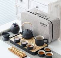 Amazon.com | LURRIER Gongfu tea sets, Portable Ceramic ...