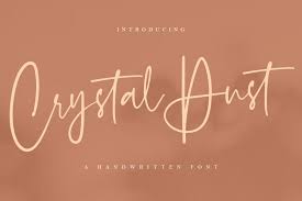 How i write neatly on ipad + make my own handwriting font. Crystal Dust A Handwritten Font 493159 Script Font Bundles