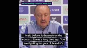 Maybe you would like to learn more about one of these? Liverpool Is My City Benitez Keen To Forget Everton Small Club Jibe Video Dailymotion