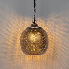 vintage round pendant lamp copper maruf 4 order now at moebel laden copper lamp m