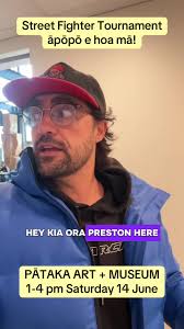 Street Fighter Tournament at Pātaka Art + Museum