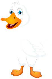 White Duck Cartoon Png Clip Art Image Duck Cartoon Cartoons Png Cartoon Kids