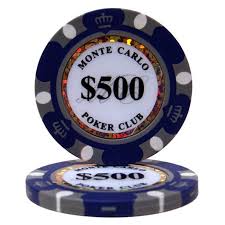 Brybelly Holdings Cpmc 500 25 14 G Monte Carlo Poker Chips Dollar 500 44 Roll Of 25 Poker Chips Clay Poker Chips Poker