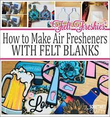You'll want to shake the jar every time you pass it just to ensure that the color and scent absorb into the beads. How To Make Car Air Fresheners Felt Freshies With Felt Blanks Sometimes Crafty
