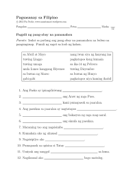 Image Result For Pang Abay Na Pamanahon At Panlunan Worksheets Worksheets Spelling Activities Template Printable