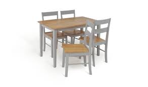 This article comes to us courtesy of tasting table chicago. Buy Habitat Chicago Solid Wood Dining Table 4 Grey Chairs Dining Table And Chair Sets Argos