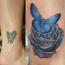 Humans are shaped by the cultural constructions around us, and as such, the television and movies we watched. Black Butterfly Tattoo Cover Up Tattoo Design