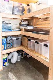 I really love using 2x4s for diy projects and crafts. Diy Garage Shelves With Plans Diy Garage Shelves Garage Shelf Garage Storage Shelves