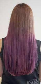 Brown to purple hair base ombre. Ombre Hair Brown Purple Novocom Top