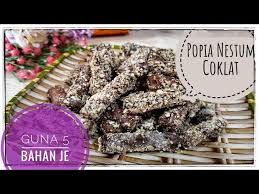 These are biscuits made using nestum. Biskut Nestum Litetube