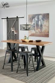 Bedroom sliving rooms and sofa bed furniture Ashleyfurniture Go Big And Love Home With The Modern And Industrial Look When You Mix Wood And Me Ashley Furniture Dining Ashley Furniture Dining Room Table