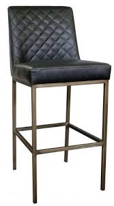 home stools bar stools black leather bar stool with bronze steel frame contract quality dining room small restaurant chairs restaurant bar stools