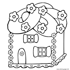 Gingerbread house coloring pages are a tasty way to enjoy the holiday with color and style. Gingerbread House Coloring Page