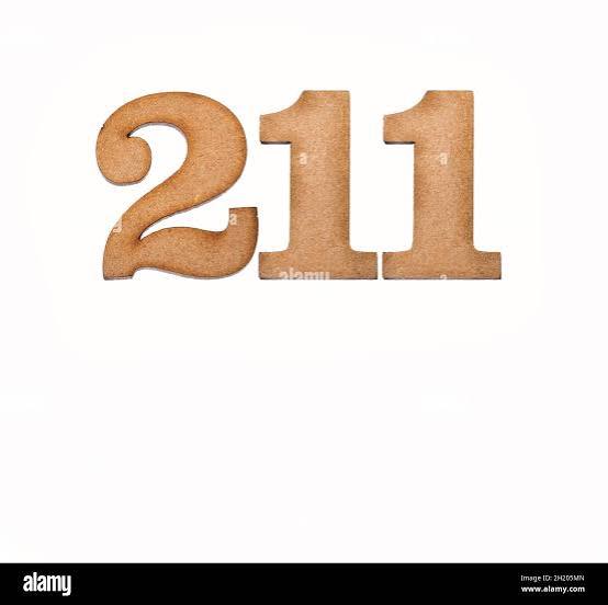 Number 211 - Piece of wood isolated on white background Stock Photo - Alamy