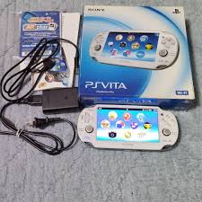 PlayStation PS Vita OLED Console Crystal White PCH-1000 ZA02 Sony Region  Free