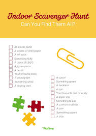 Scavenger hunts are interesting party games that involve a lot of searching and finding. Download Your Free Indoor Scavenger Hunt For Kids