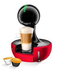 Its unique design and simple to use interface means making a cup of coffee has never been more relaxed, stylish or quicker. Nescaf Eacute Dolce Gusto Drop Touch Red Coffee Machine By Krups Coffee Machine Tea Coffee Vending Machine Coffee Machine Best
