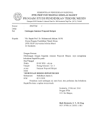 Contoh surat undangan untuk pembicara seminar kumpulan surat penting. Surat Undangan Seminar Proposal Skripsi