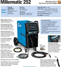 Miller Millermatic 252 Mig Welder