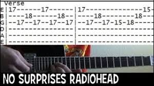 Maybe you would like to learn more about one of these? Radiohead No Surprises Chords Guitar Tab With Guitar Lesson Youtube
