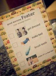 Morning Routine For Kids Chore Chart Laminated So Its A