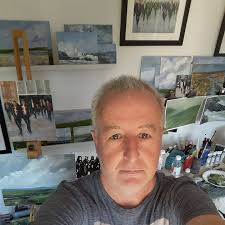 From Padraig's New Irish Art Gallery, On the Dugort Road, Oil and Wax