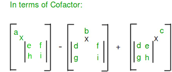 The first step in computing the determinant of a 4×4 matrix is to make zero all the elements of a column except one using elementary row operations. Determinant Of A Matrix Geeksforgeeks