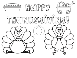 Keep a cat and pumpkin company on a magical night. Thanksgiving Coloring Pages Free Printables My Mini Adventurer